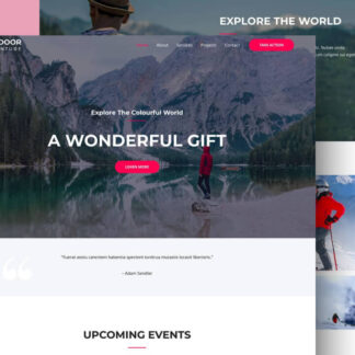 Wonderful Portfolio Landing Page